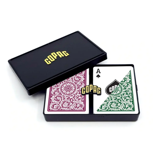 COPAG 1546 - Green Burgundy - Regular Index - Poker