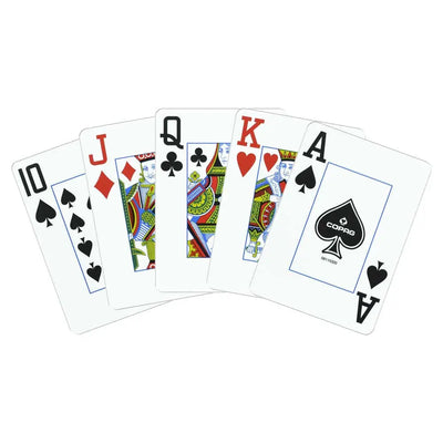 COPAG 1546 Green/Burgundy Super Index - Poker - Copag Playing Cards
