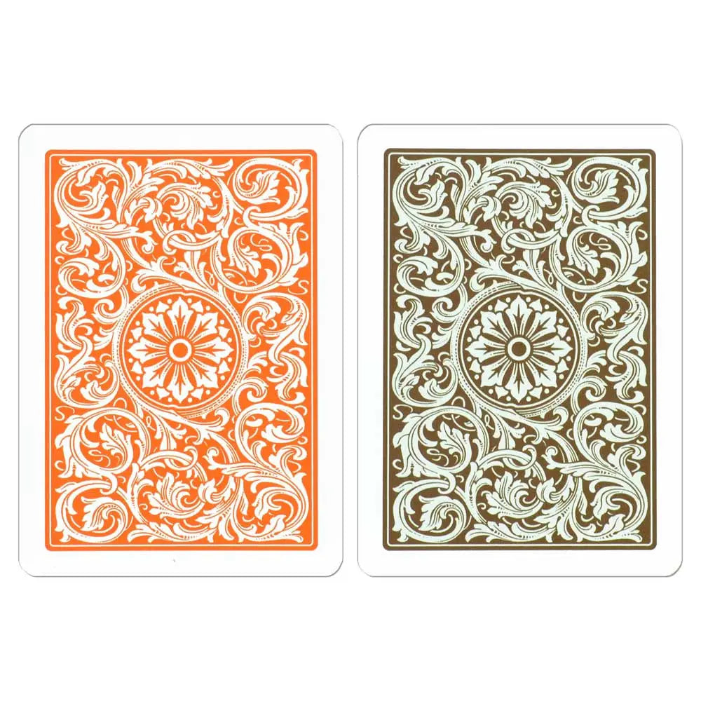 COPAG 1546 Orange/Brown Super Index - Poker - Copag Playing Cards