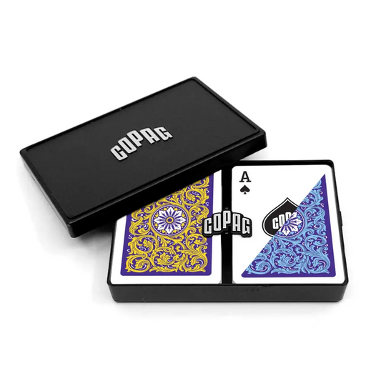 COPAG 1546 - Purple/Yellow/Blue - Regular Index - Poker
