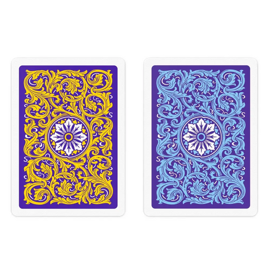COPAG 1546 - Purple/Yellow/Blue - Regular Index - Poker