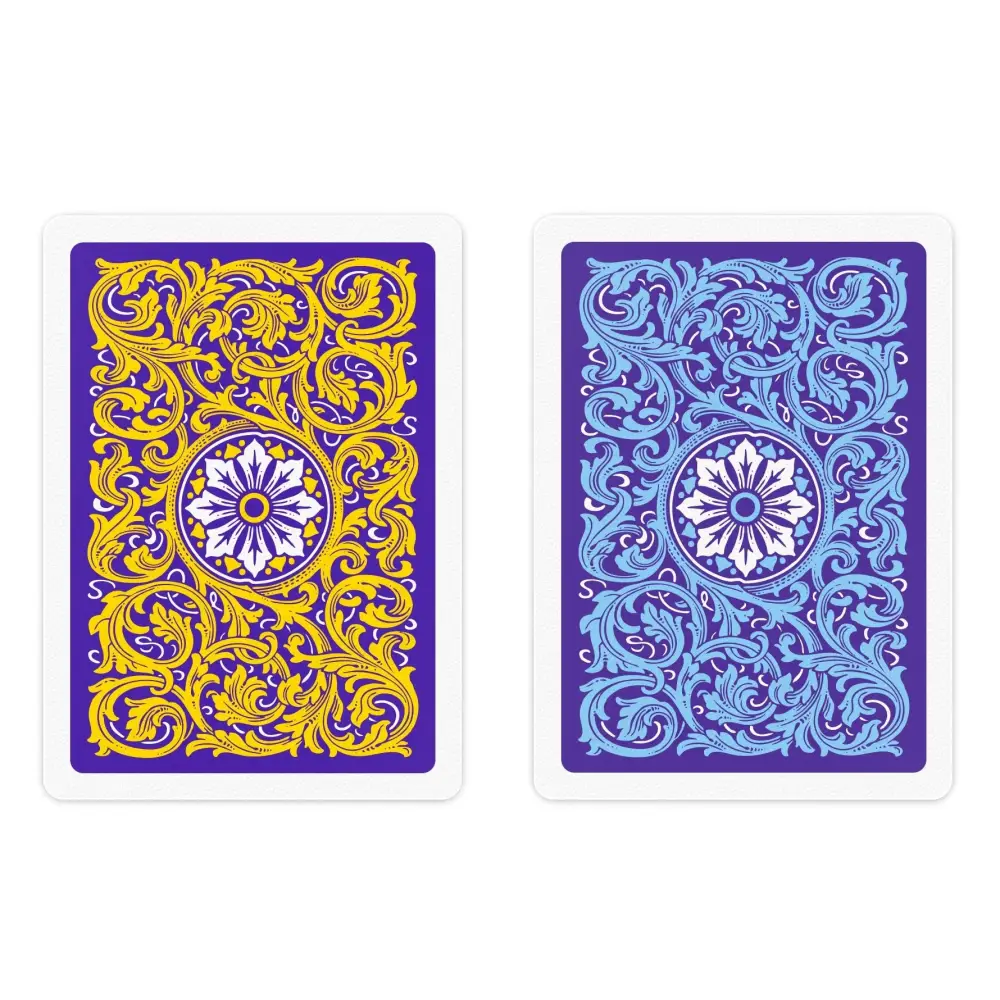 COPAG 1546 Purple/Yellow/Blue Super Index - Poker