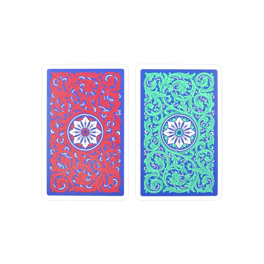 Copag 1546 Red & Green - Regular Index - Bridge