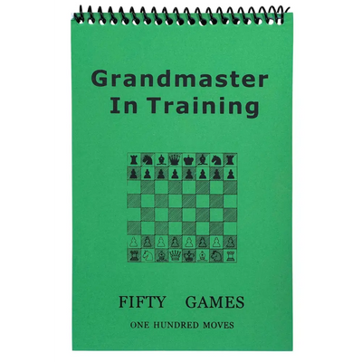 Floppy Scorebook - Grandmaster in Training - Chess Scorebook