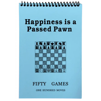 Floppy Scorebook - Happiness is a passed pawn - Chess Scorebook