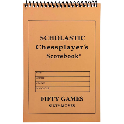Floppy Scorebook - Scholastic - Chess Scorebook