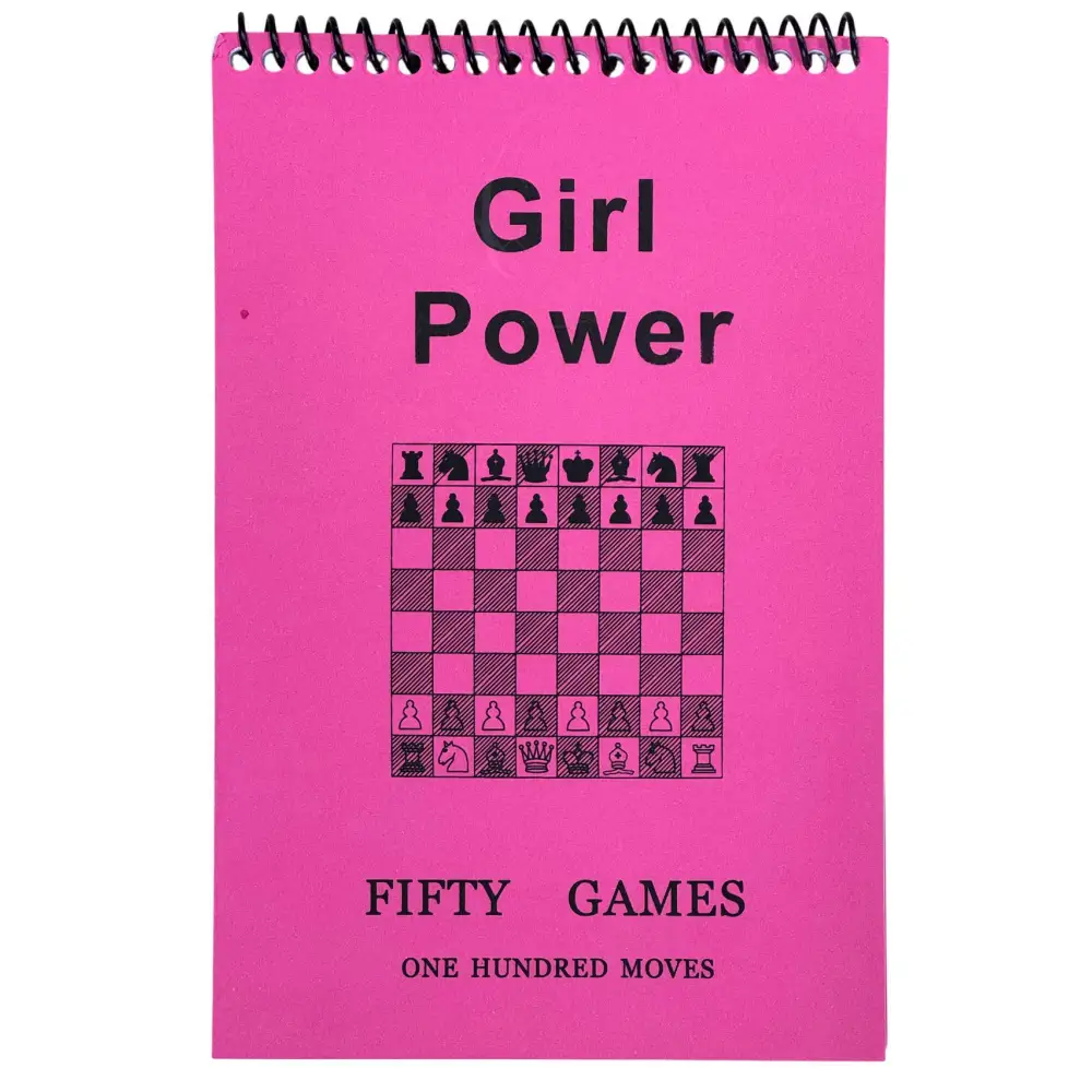 Girl Power Pink Scorebook - Chess Scorebook