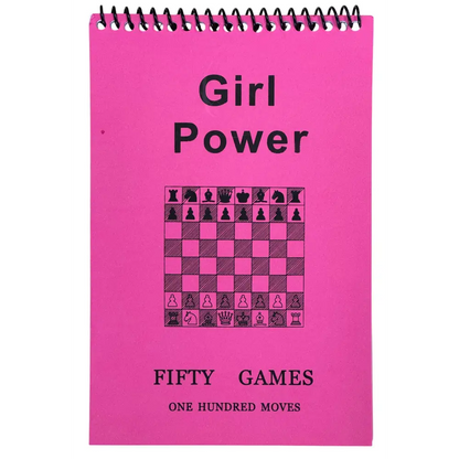 Girl Power Pink Scorebook - Chess Scorebook