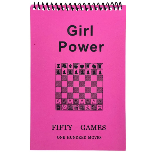 Girl Power Pink Scorebook - Chess Scorebook