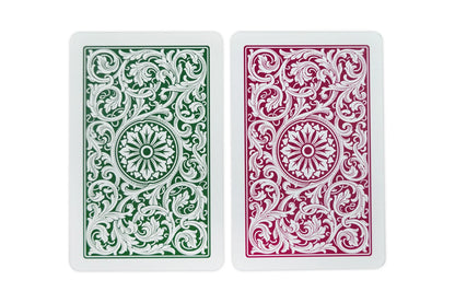 Bridge Regular Index 1546 Green/Burg Case 12 Setups COPAG