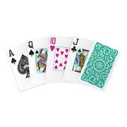 Copag 1546 Single Deck Bridge Size Green Jumbo Index Playing Cards - Chess Gorilla Store