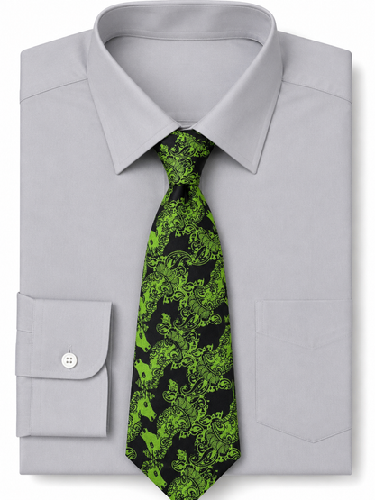 Paisley Knight Chess Tie - Color Choice by Chess Gorilla - Chess Gorilla Store