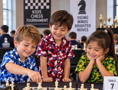 Hawaiian Shirts - Chess Camouflage - Kids Sizes