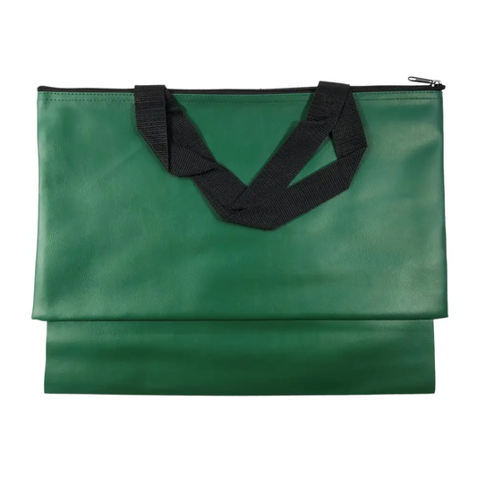 Large Vinyl Chess Bag w/loop Green   FRONT