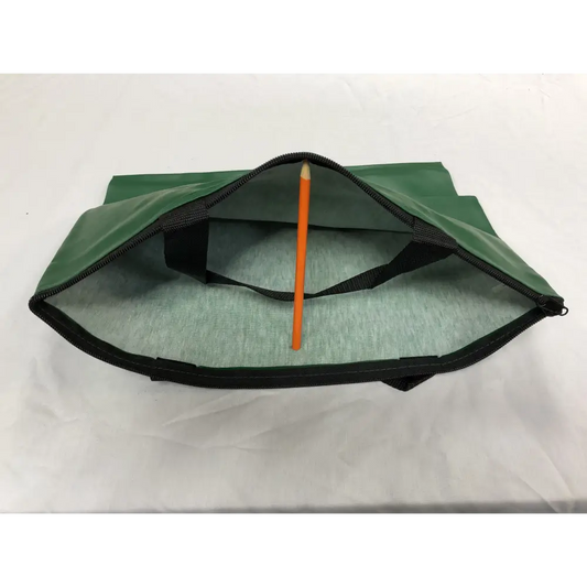 Large Vinyl Chess Bag w/loop Green  OPEN