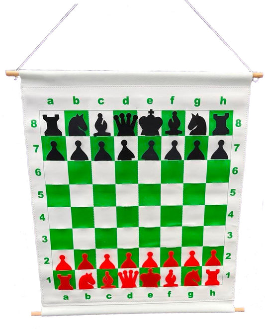 27" Slotted Chess Demo Board with Carrying Bag