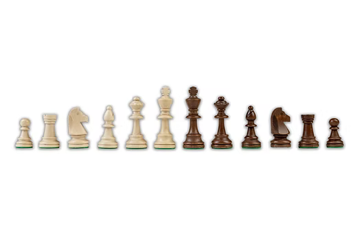 Tournament Folding Wood Chess Set #6, 21" Wood Board