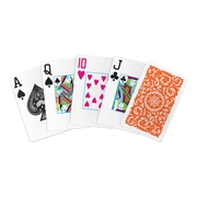 Copag 1546 Single Deck Bridge Size Orange Jumbo Index Playing Cards - Chess Gorilla Store