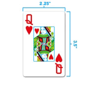Copag 1546 Single Deck Bridge Size Orange Jumbo Index Playing Cards - Chess Gorilla Store