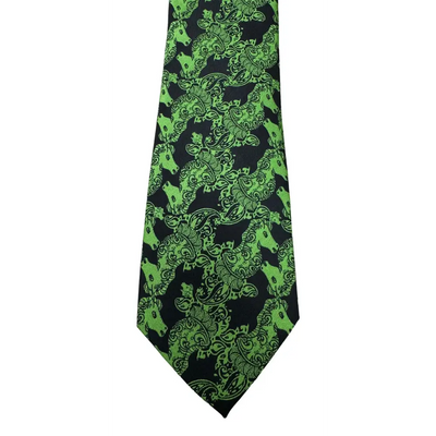Green Knight Chess Tie