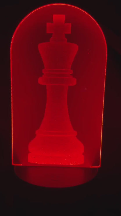 Chess Knight Nite Light - Crystal Pearl