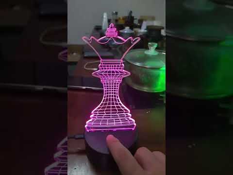 Chess Night Light The Queen