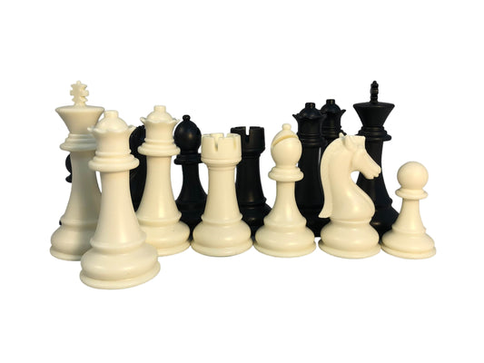 Roman Knight Chess Set, Heavily Weighted, 3 3/4" King