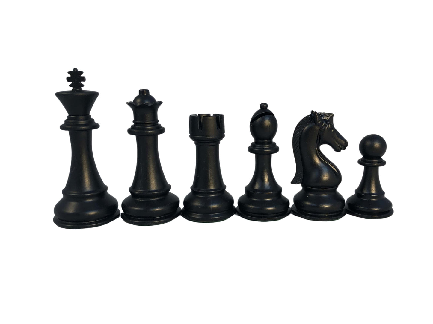 Roman Knight Chess Set, Heavily Weighted, 3 3/4" King