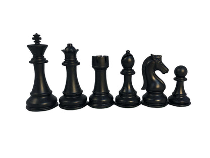 Roman Knight Chess Set, Heavily Weighted, 3 3/4" King