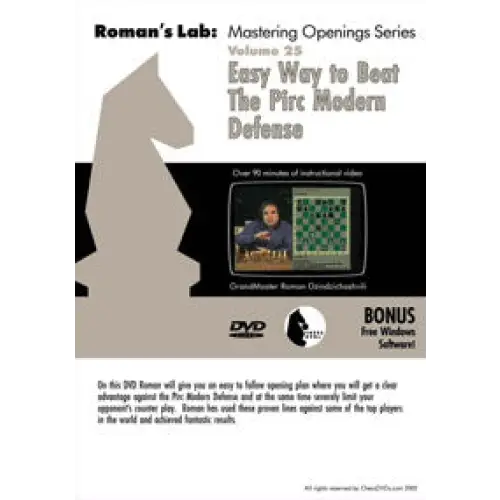 Roman's Chess Download 25:  Easy Way to Beat The Pirc Modern Defense