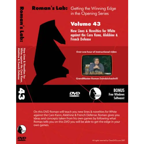 Roman's Chess Download 43: New Lines & Novelties for White