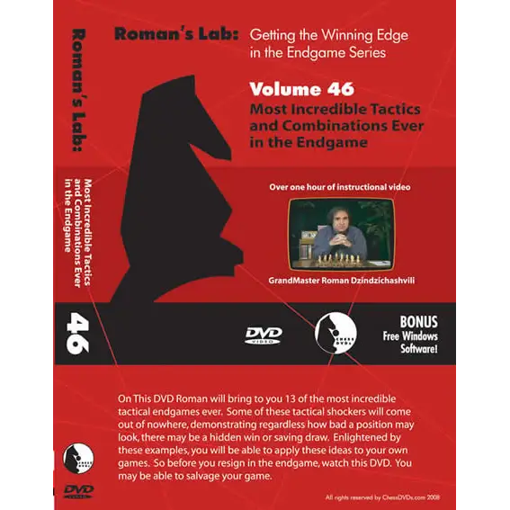 Roman's Chess Download 46: Incredible Tactics & Combinations  Endgame