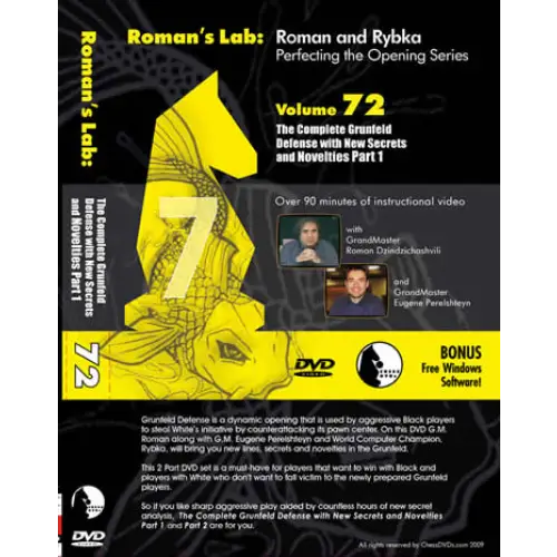 Roman's Download 72: Complete Grunfeld Defense w/ New Secrets - 1