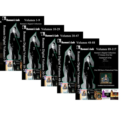 Roman's Lab Complete Digital Chess Catalog  1 - 117 on 5 Digital DVDs