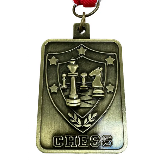 Shield Chess Medal Gold award