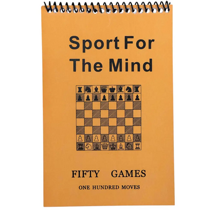 Sport For The Mind Orange Softcover Scorebook - Chess Scorebook
