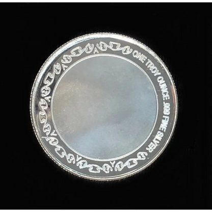 The King - 1 Troy Oz .999 Silver Round Chess Coin - 1 9/16" Dia.