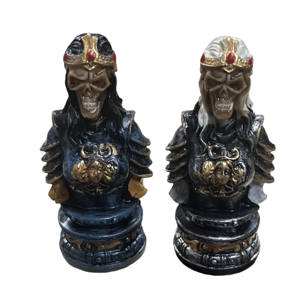 The Skull Resin Theme Chess Pieces