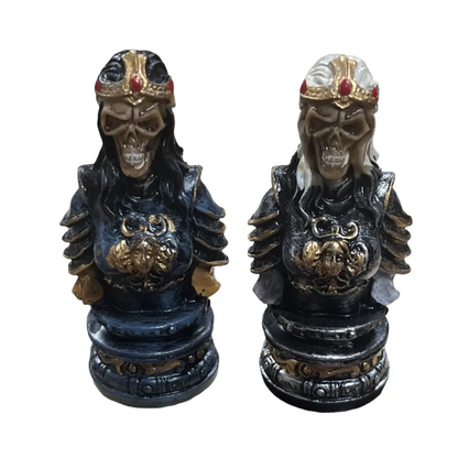 The Skull Resin Theme Chess Pieces