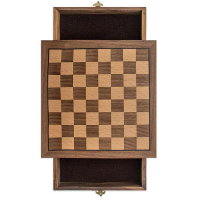 Travel Hardwood Chess Set & Magnetic Pieces