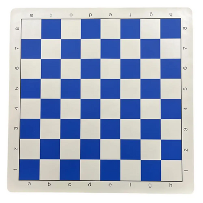 Light Blue Vinyl Chess Board