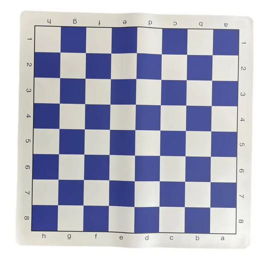 Blue Vinyl Chess Board
