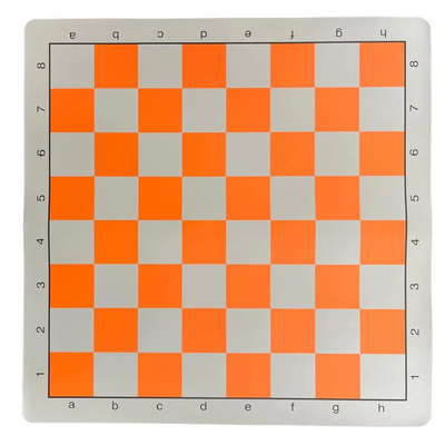 Orange Vinyl Chess Board