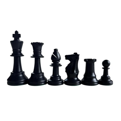 Weighted Club Special Plastic Chess Set - Gloss Finish - Chess Pieces