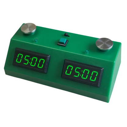 Z Mart Chess Clock Green Case and Display
